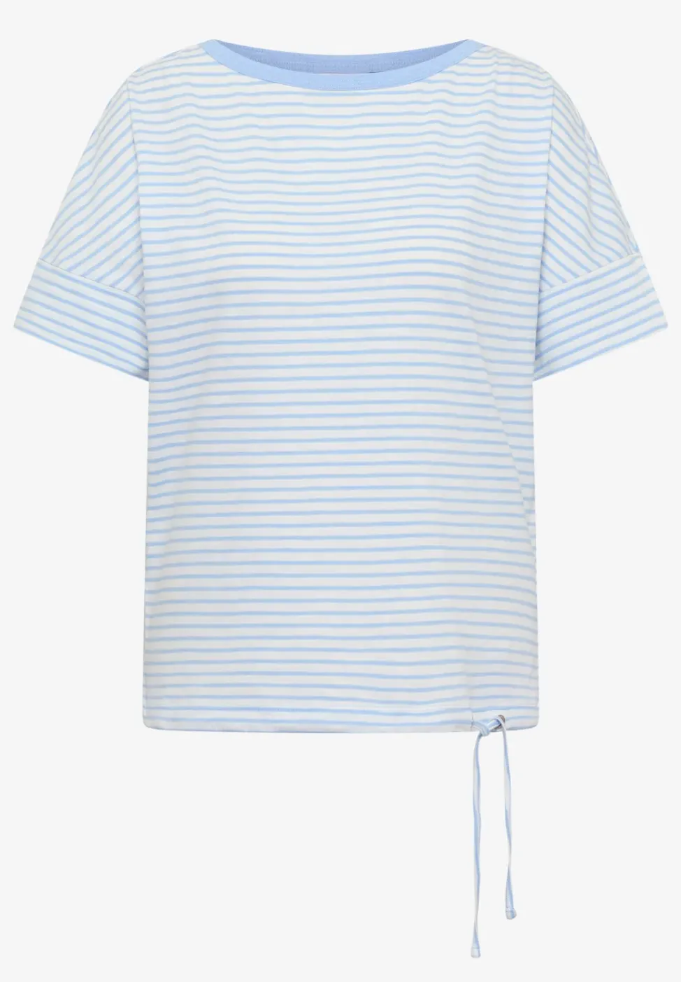 T-Shirt mit Rundhals und Streifen
