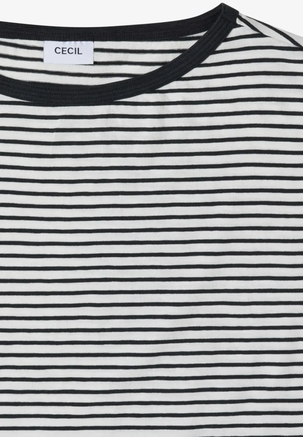 T-Shirt mit Rundhals und Streifen