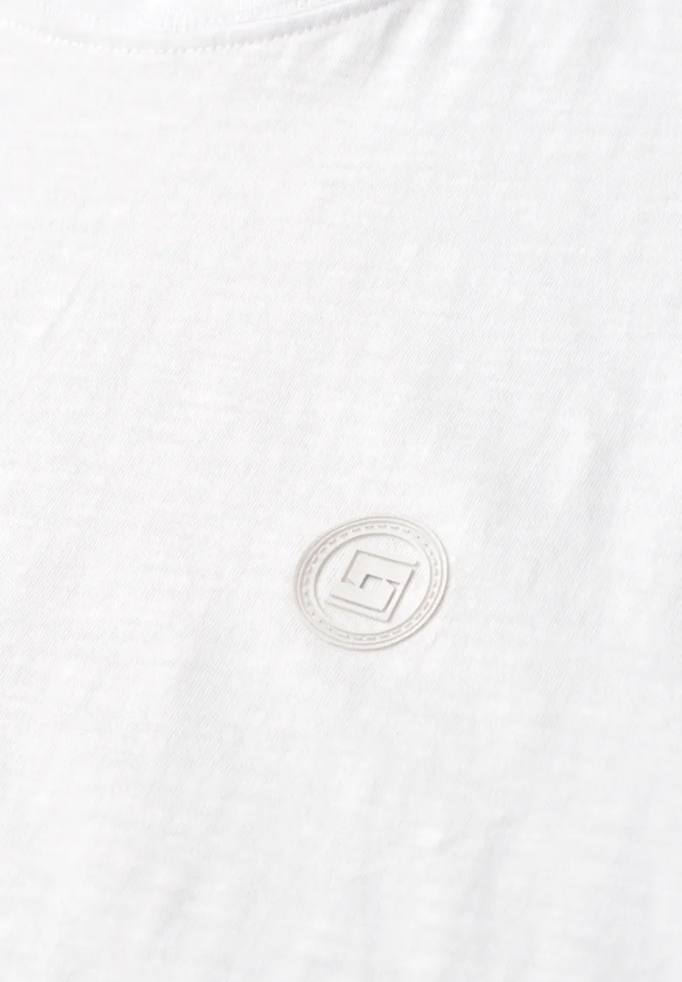 T-Shirt mit Rundhals und Turn-Up-Detail
