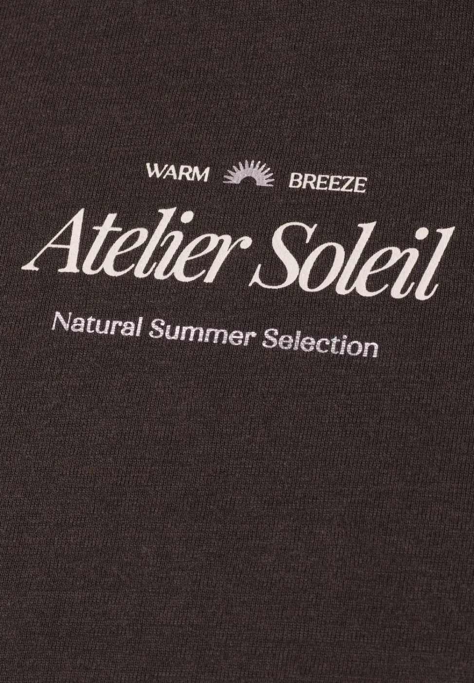 T-Shirt mit Rundhals und Wording