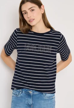 T-Shirt mit Schmuckstein Wording