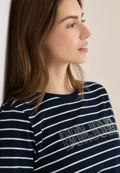 T-Shirt mit Schmuckstein Wording