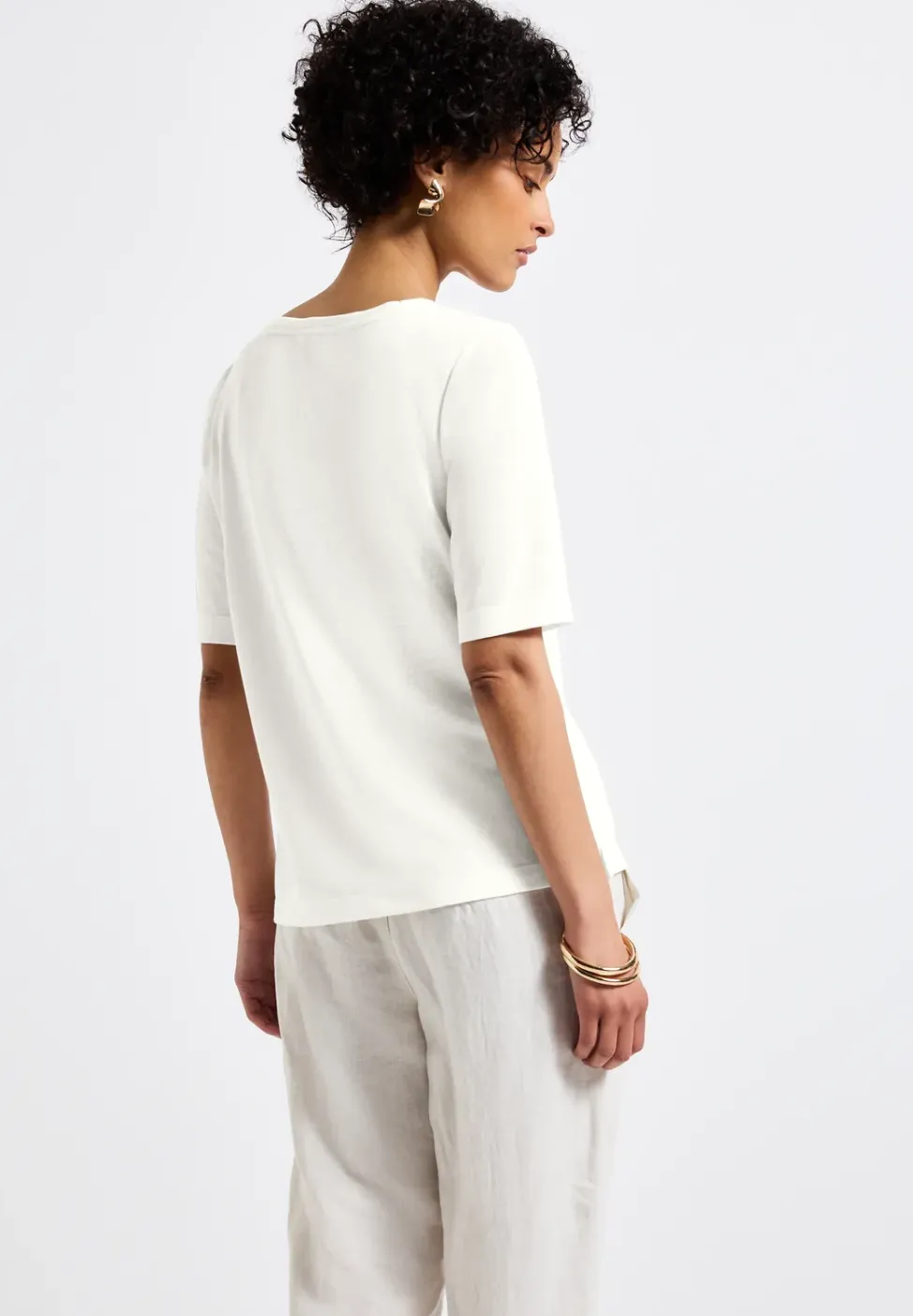 T-Shirt mit Folien-Wording