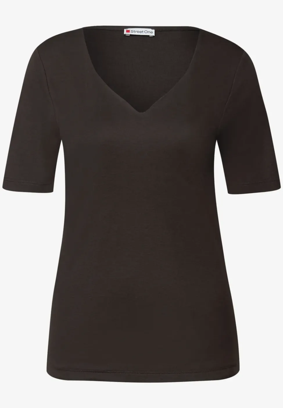 T-Shirt mit Herzausschnitt