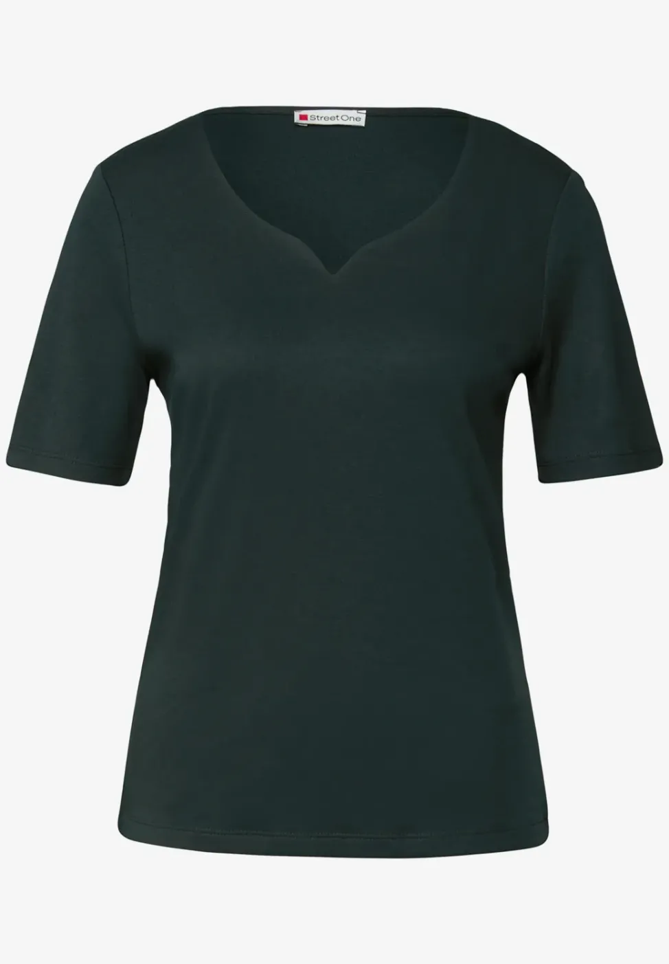 T-Shirt mit Herzausschnitt