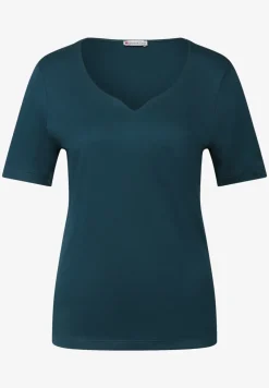 T-Shirt mit Herzausschnitt