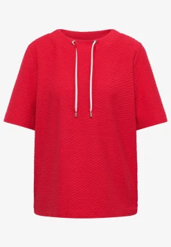 T-Shirt mit Rundhals mit Tunnelzug