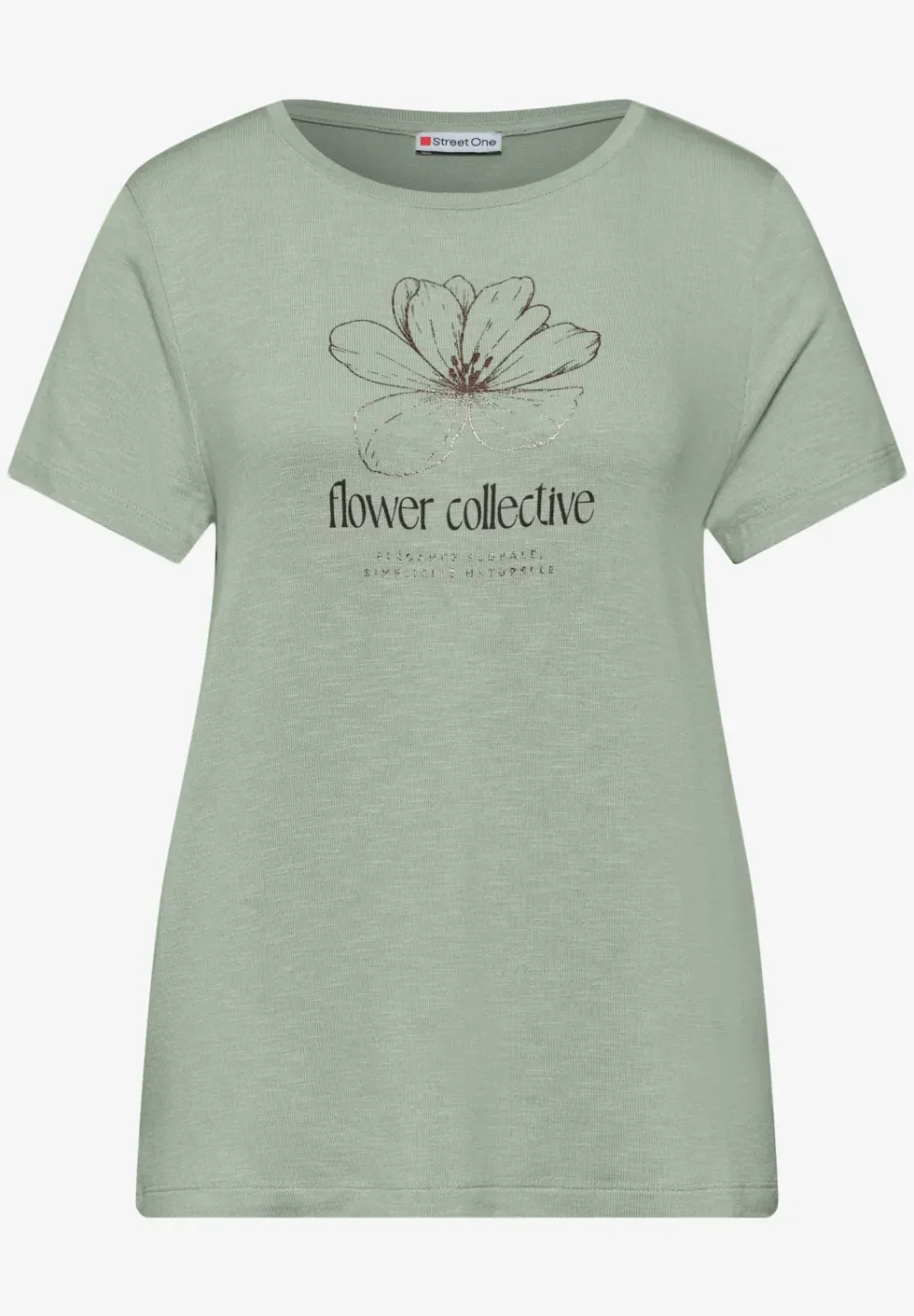 T-Shirt mit Rundhals und Artwork