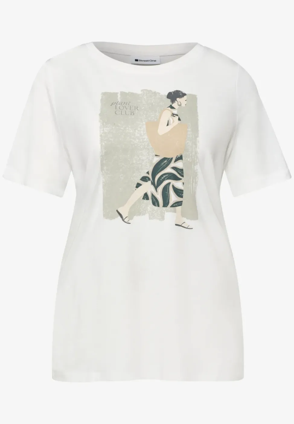 T-Shirt mit Rundhals und Artwork