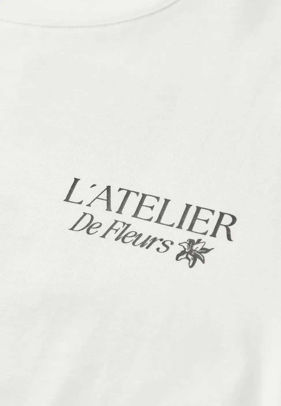 T-Shirt mit Rundhals und Backprint