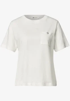T-Shirt mit Rundhals und Brusttasche