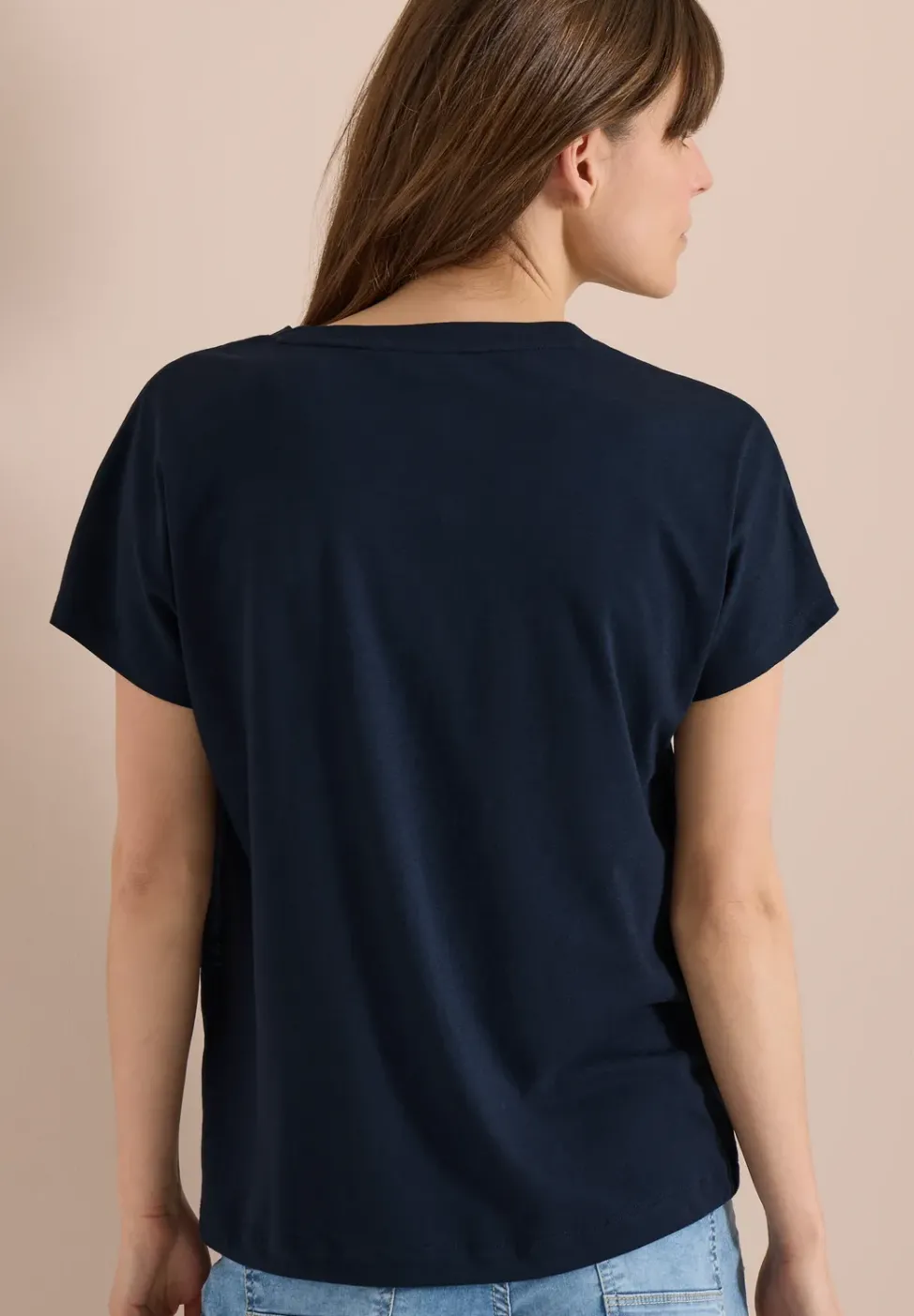T-Shirt mit Rundhals und Frontprint