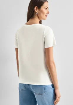 T-Shirt mit Rundhals und Frontprint
