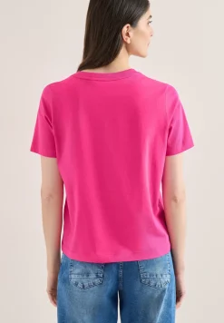 T-Shirt mit Rundhals und Frontprint
