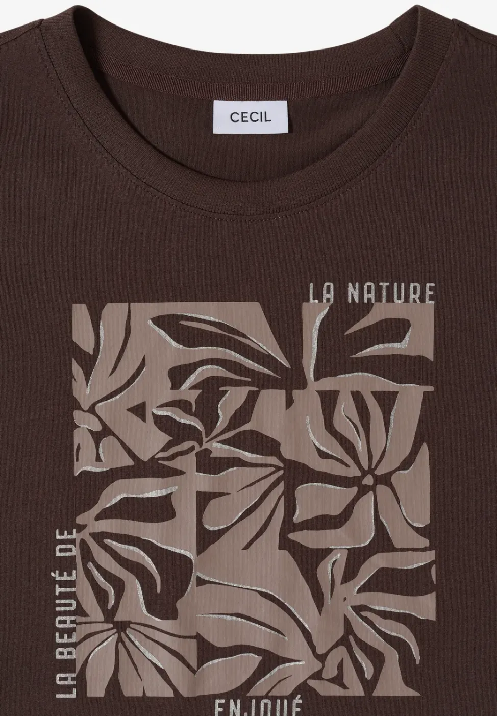 T-Shirt mit Rundhals und Frontprint