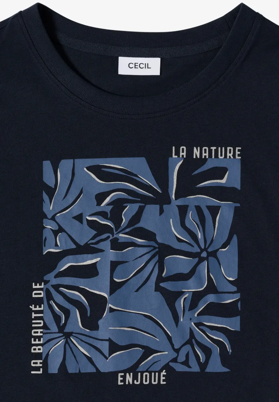 T-Shirt mit Rundhals und Frontprint