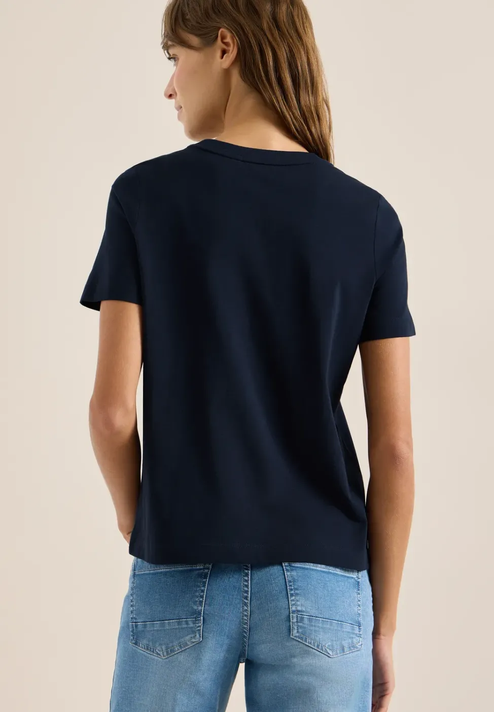 T-Shirt mit Rundhals und Frontprint