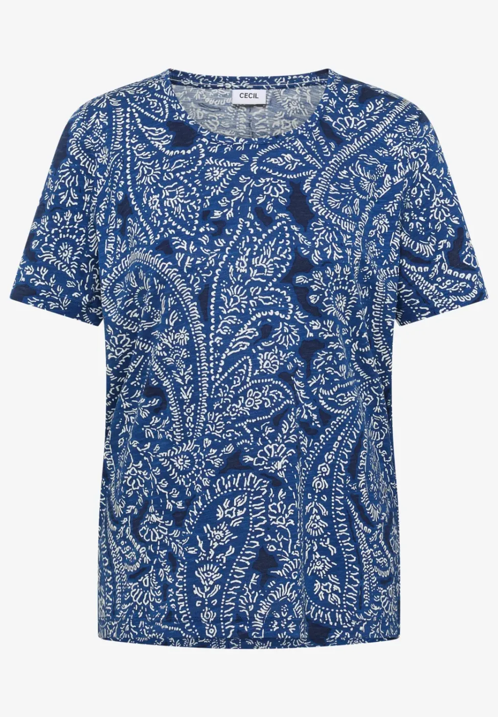 T-Shirt mit Rundhals und Minimal Print