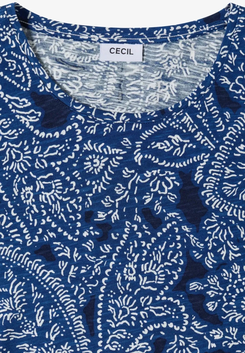 T-Shirt mit Rundhals und Minimal Print