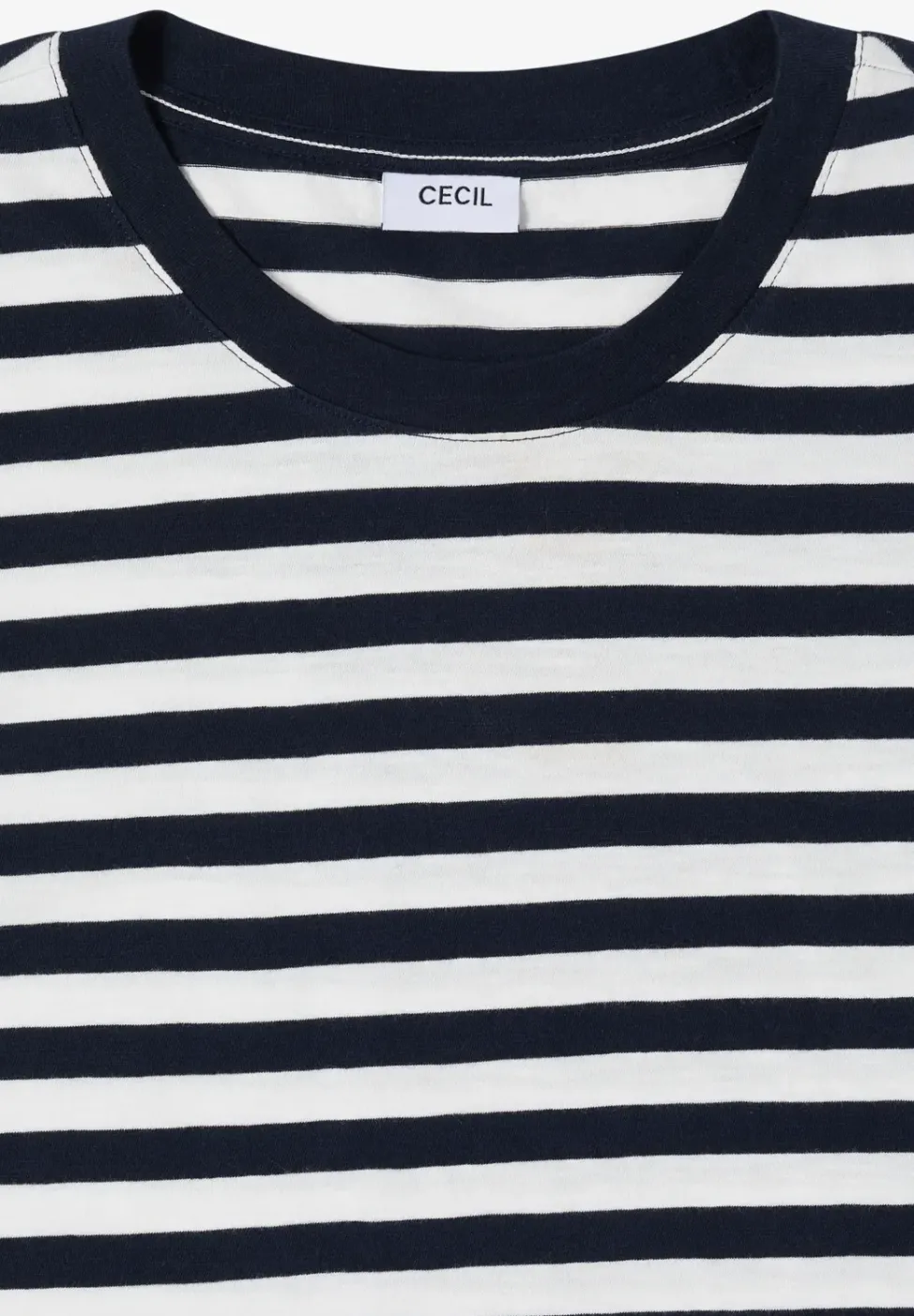 T-Shirt mit Rundhals und Streifen