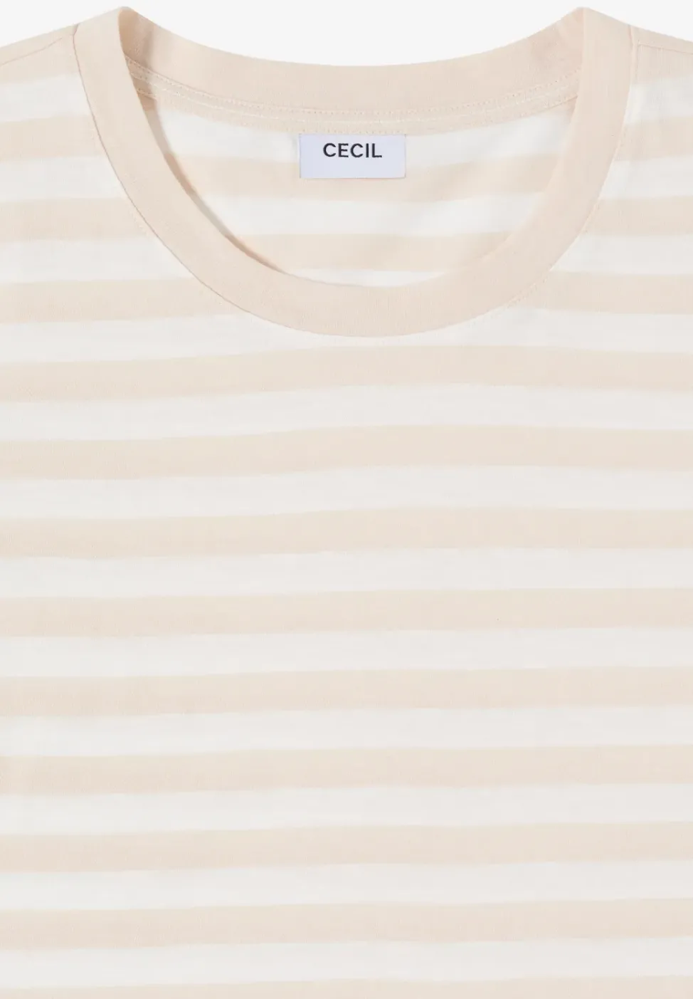 T-Shirt mit Rundhals und Streifen