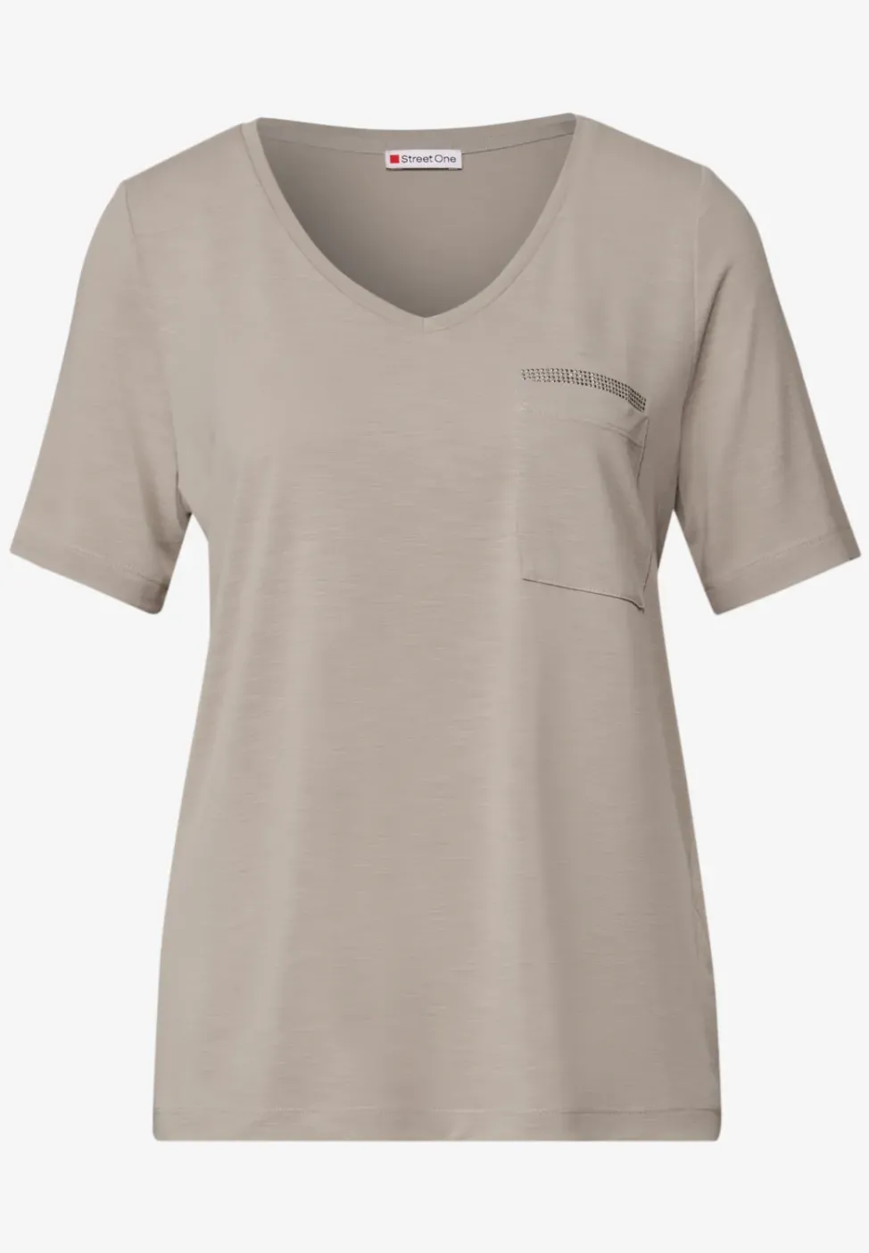 T-Shirt mit Schmuckdetail