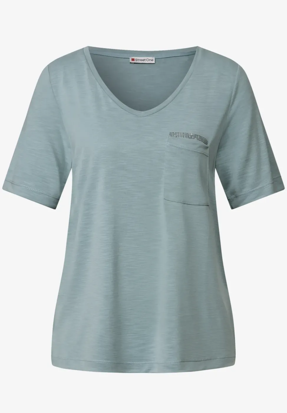 T-Shirt mit Schmuckdetail