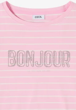 T-Shirt mit Schmuckstein Wording