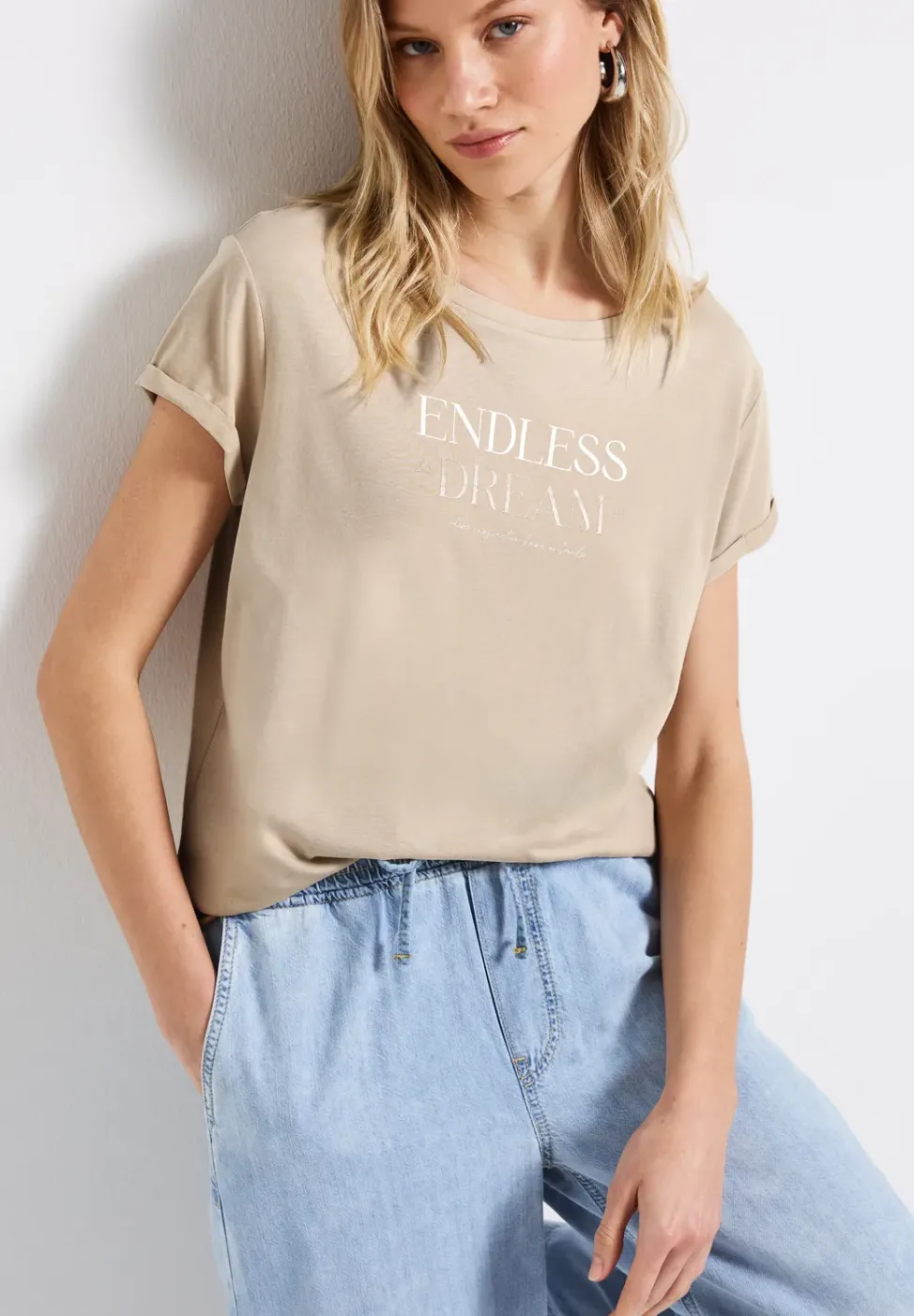 T-Shirt mit Wording