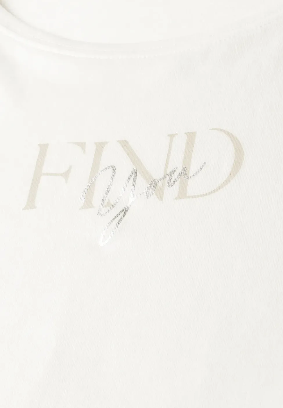T-Shirt mit Wording Artwork