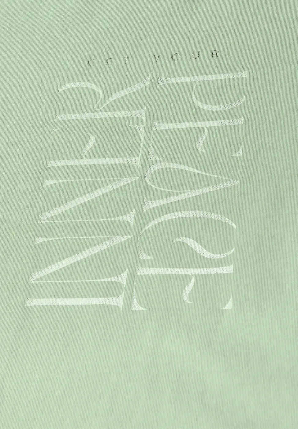 T-Shirt mit Wording Print