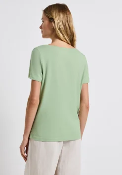 T-Shirt mit Wording Print