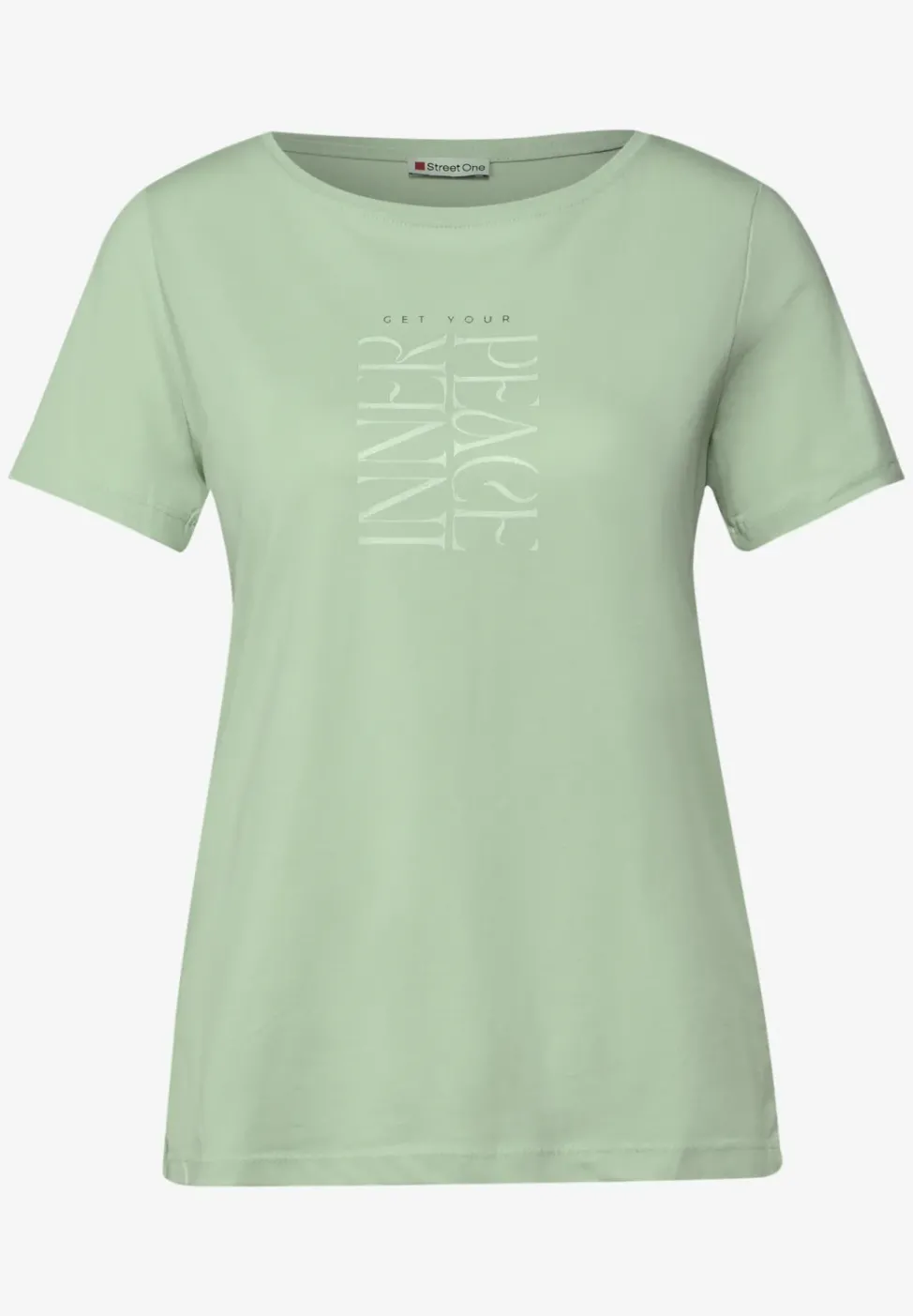 T-Shirt mit Wording Print