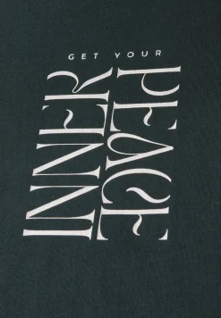T-Shirt mit Wording Print