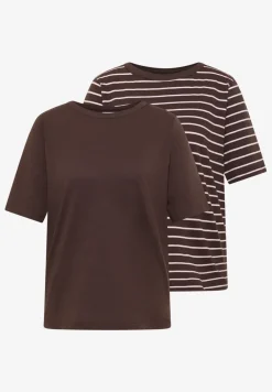 T-Shirts mit Streifen im 2er-Pack