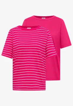 T-Shirts mit Streifen im 2er-Pack