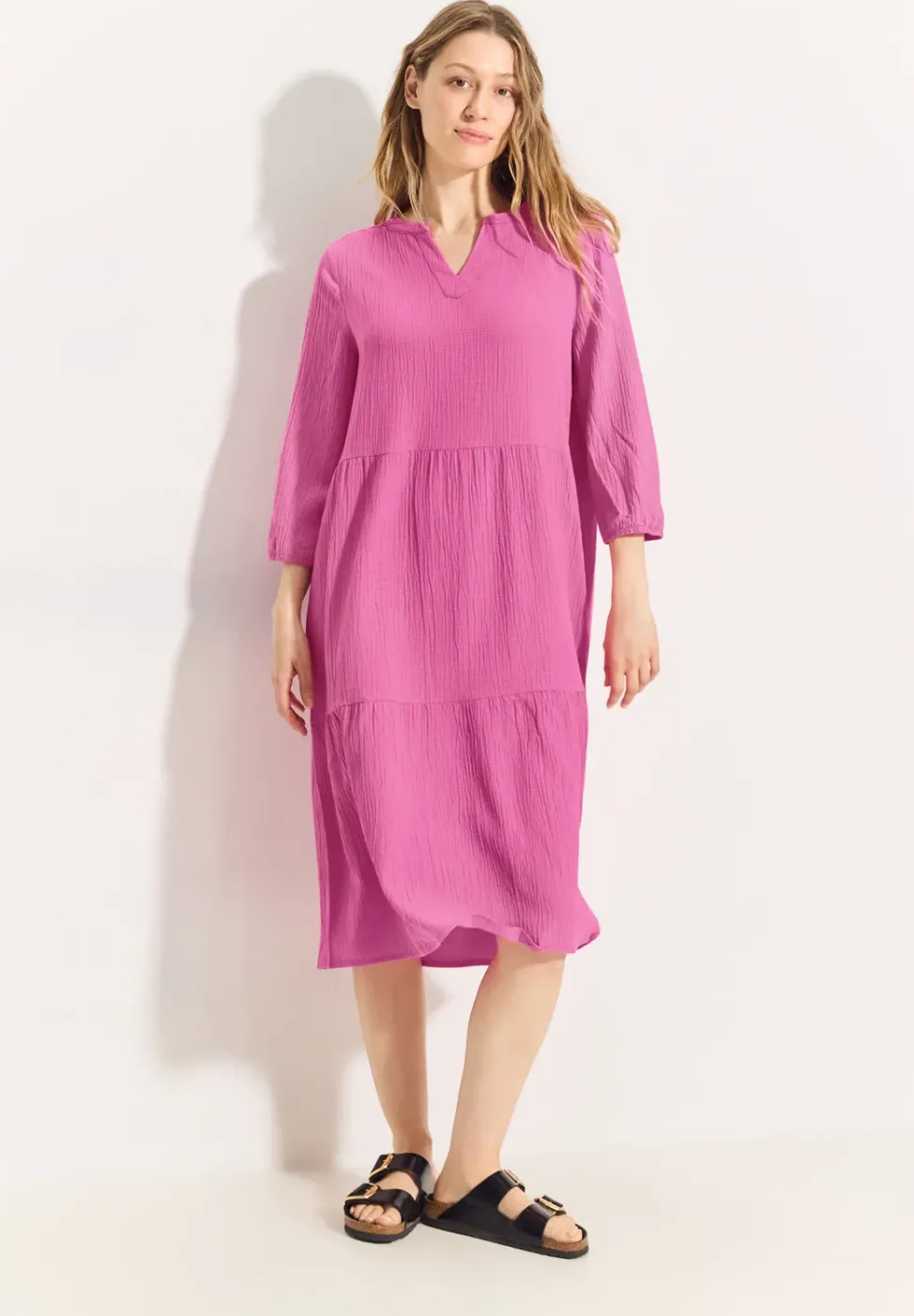 Tunika Kleid mit Struktur