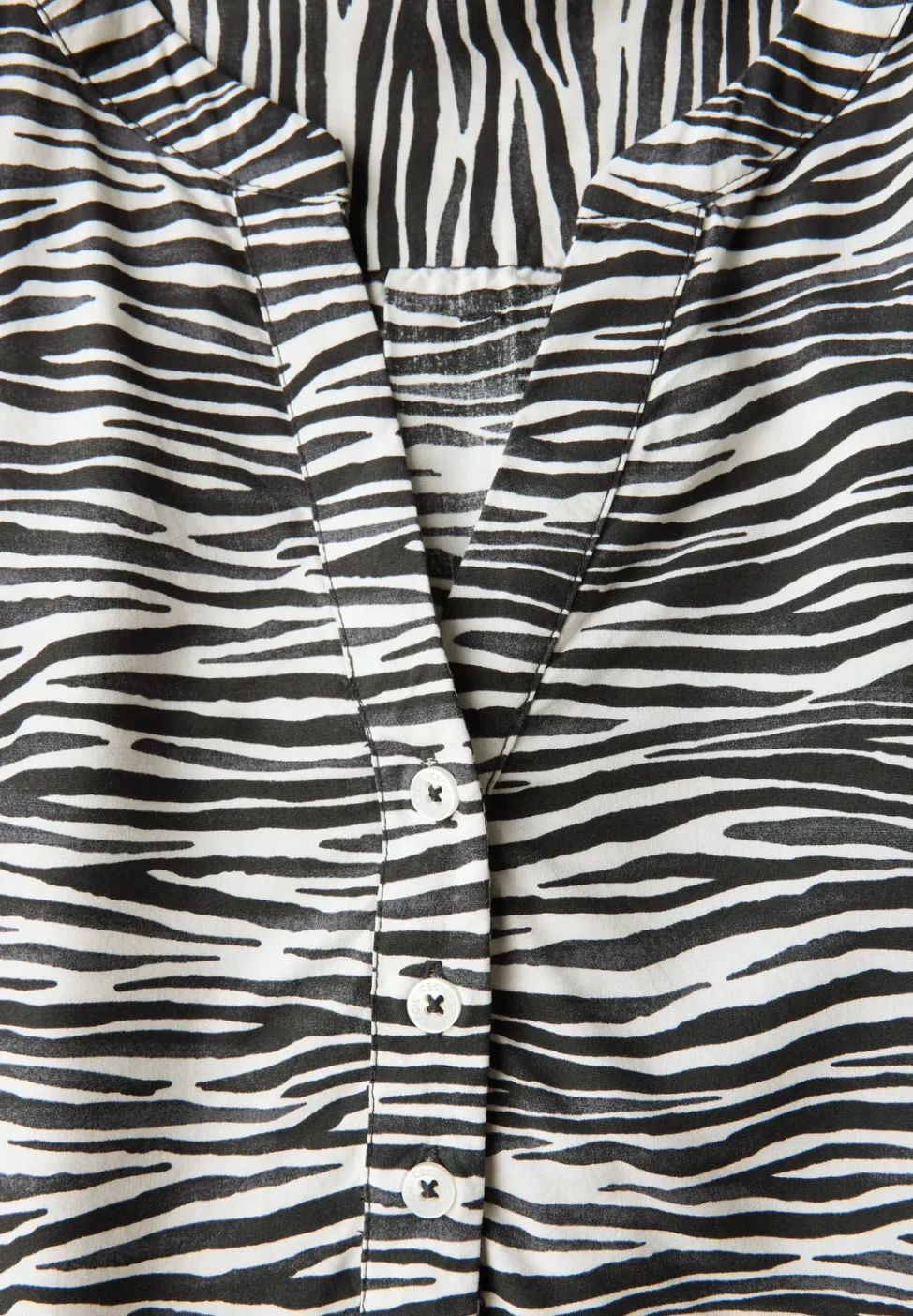 Tunika mit Zebra Print