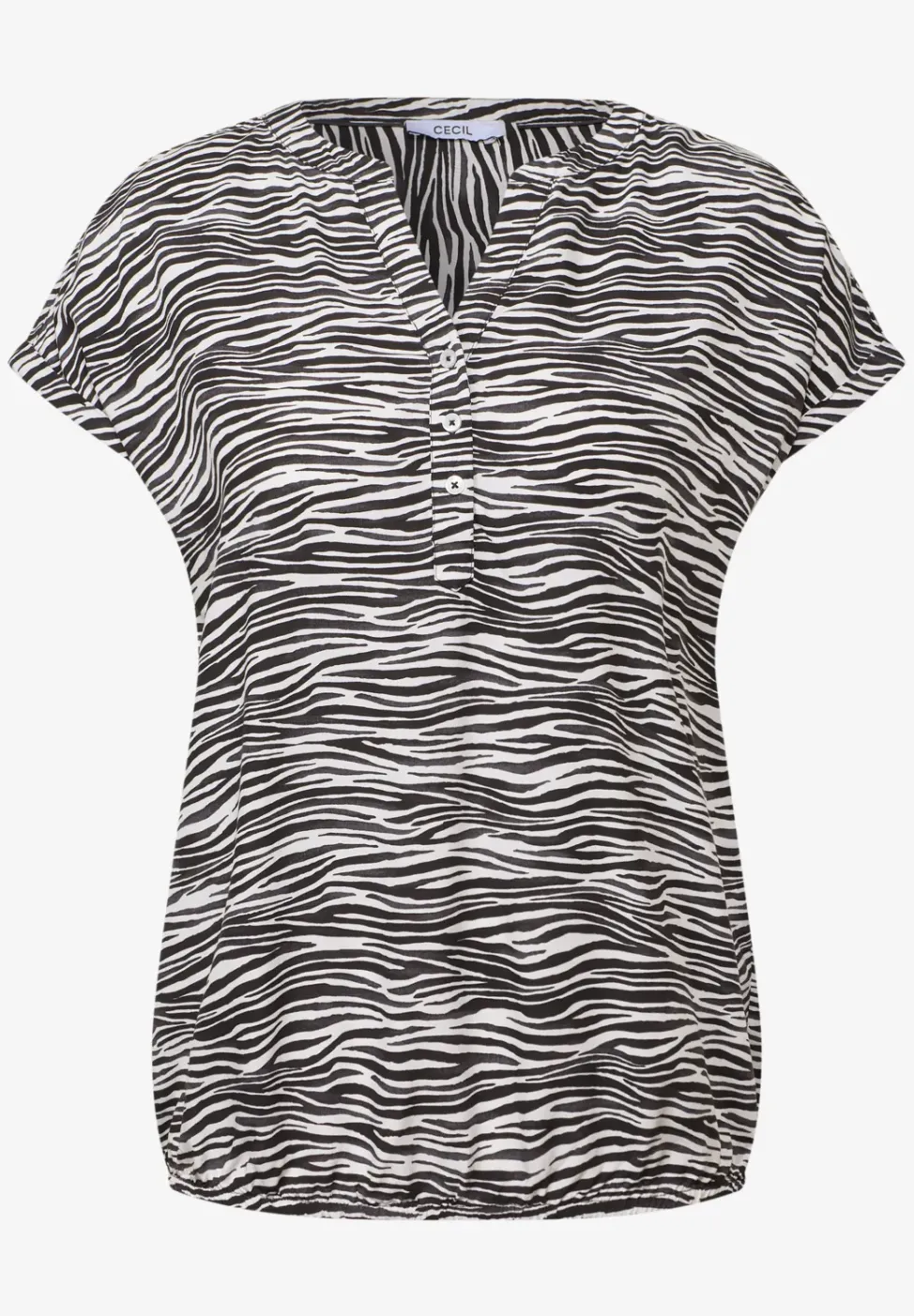 Tunika mit Zebra Print