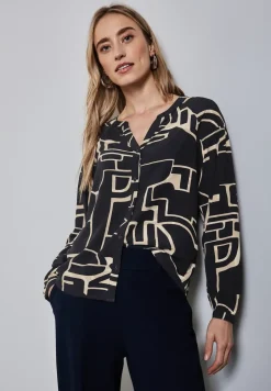 Tunika mit Smock-Details