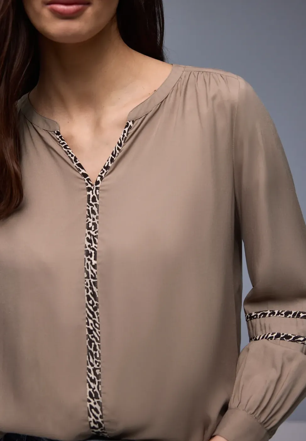 Tunika mit Tape-Details