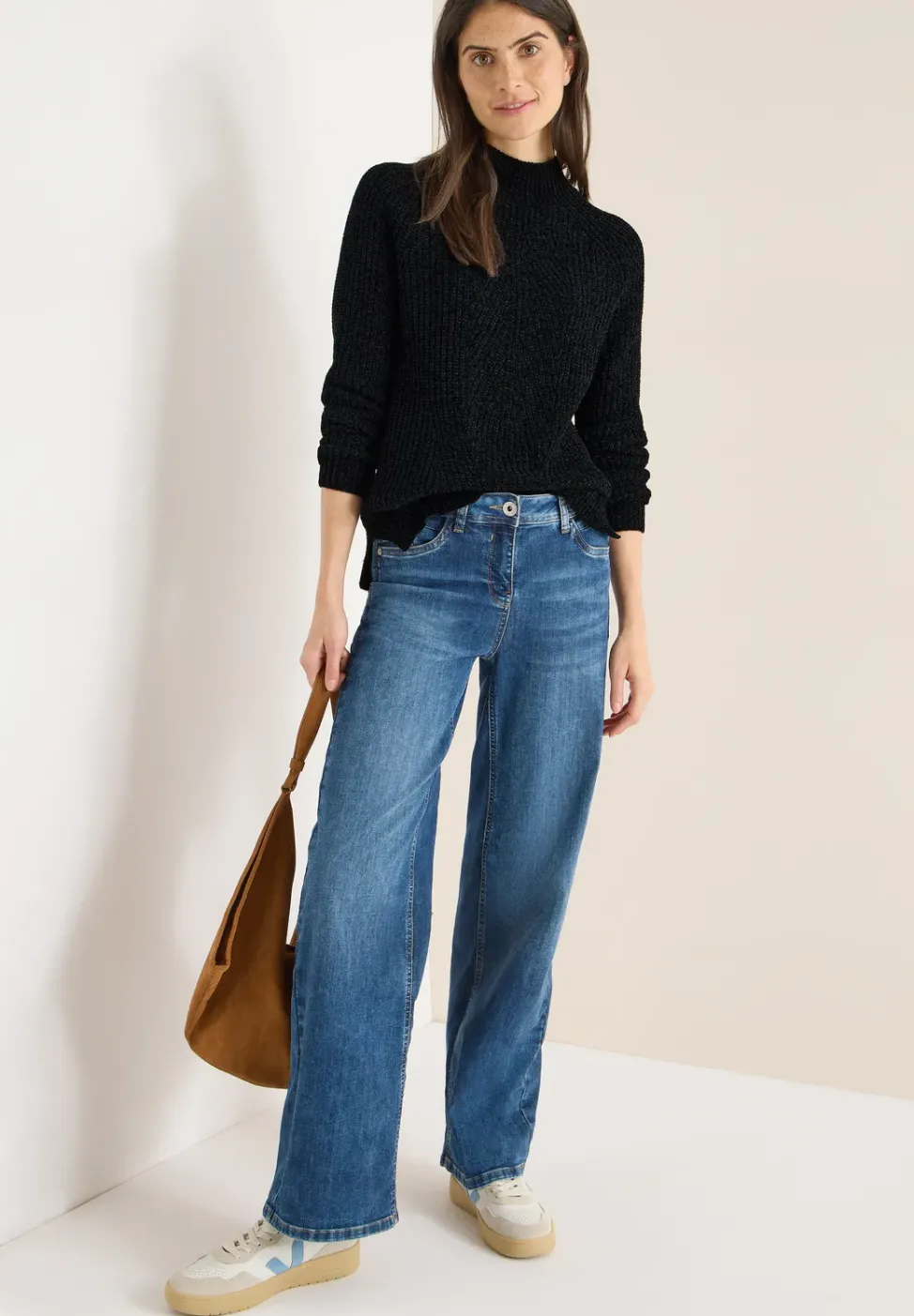 Turtleneck Chenille Pullover