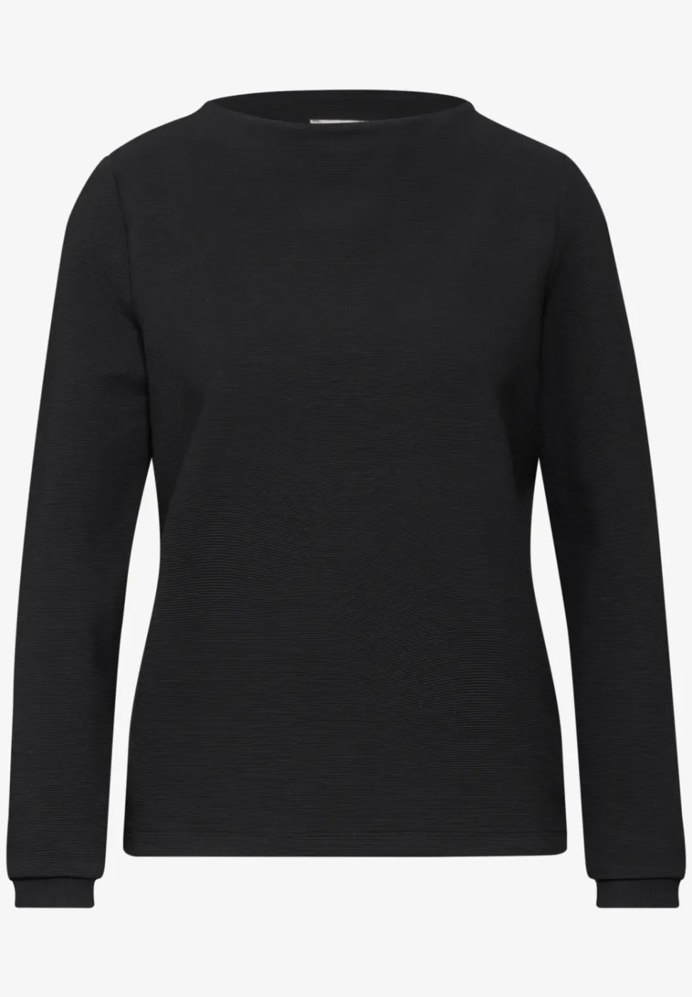 Turtleneck Struktur-Shirt
