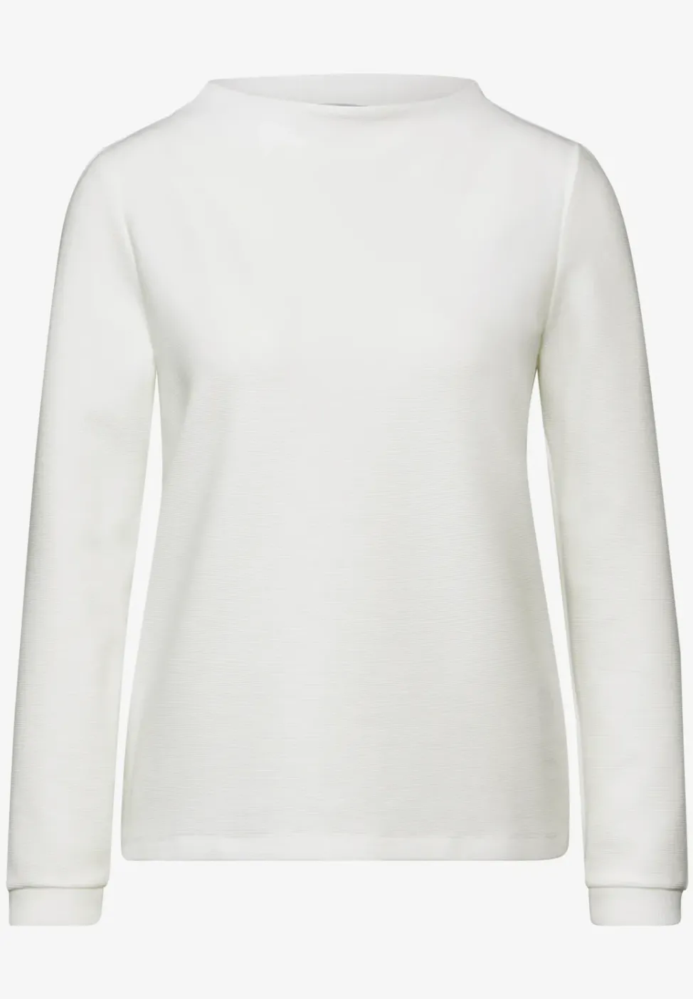 Turtleneck Struktur-Shirt