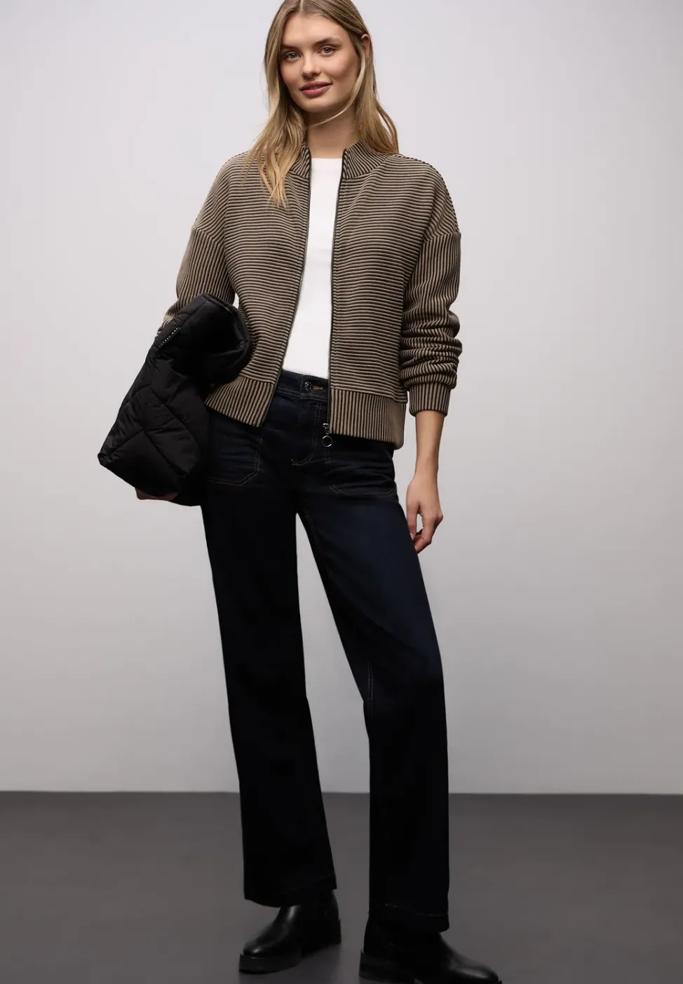 Two-Tone Strukturjacke