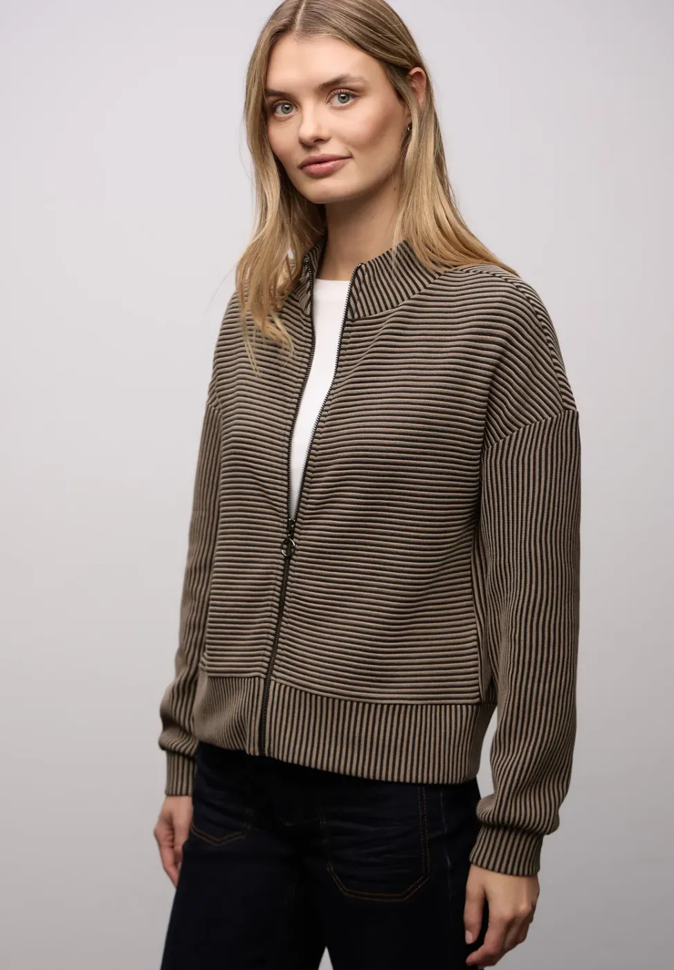 Two-Tone Strukturjacke