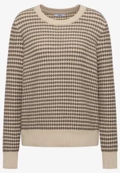 Two-Tone Strukturpullover