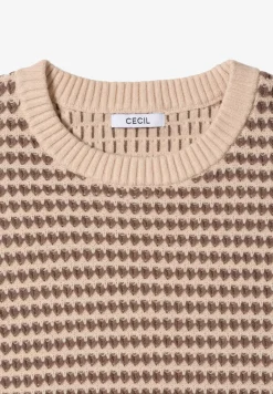 Two-Tone Strukturpullover