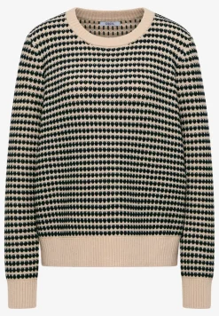 Two-Tone Strukturpullover