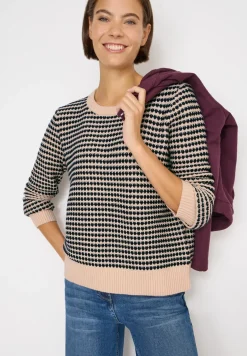 Two-Tone Strukturpullover